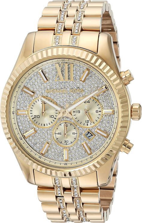 mens michael kors gold watch sale|michael kors gold watch price.